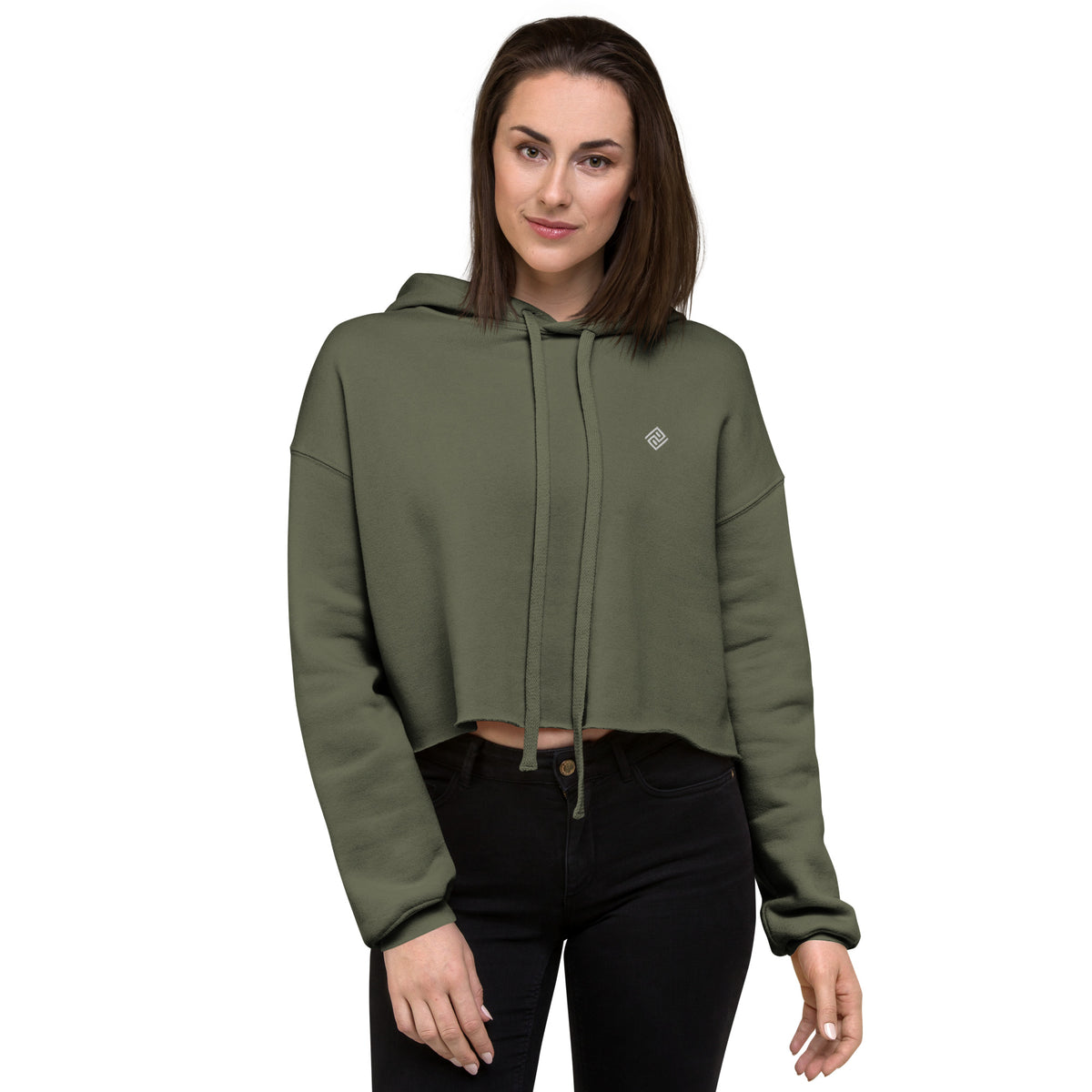 Womens Primal Pickles Cropped Hoodie