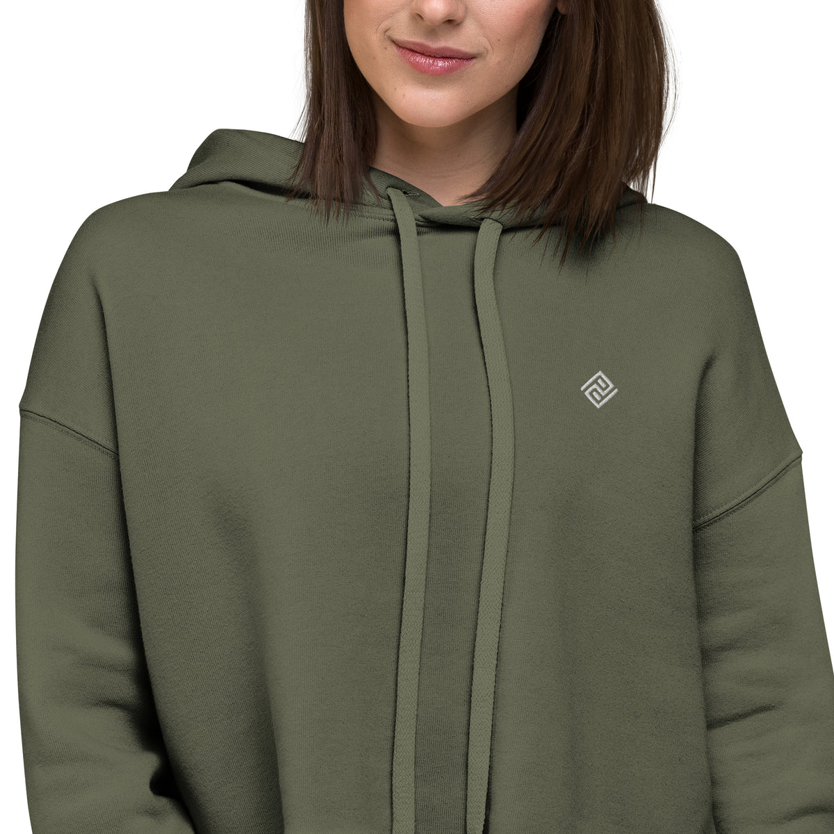 Womens Primal Pickles Cropped Hoodie